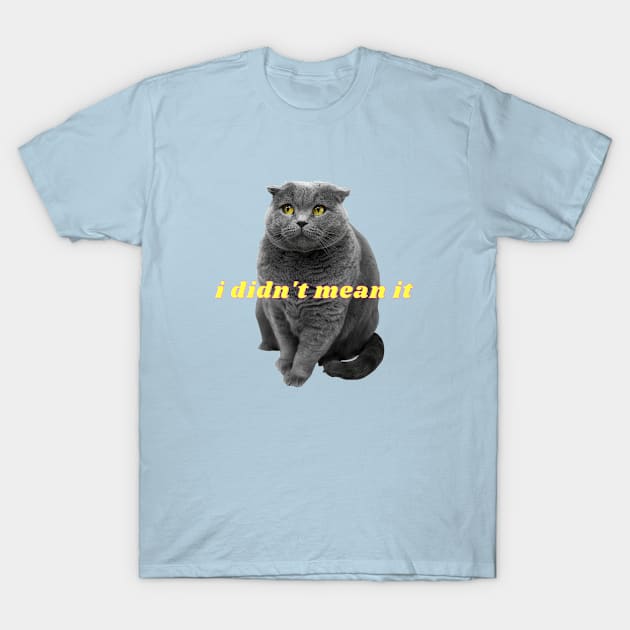 Sweet cat logo T-Shirt by Custom Style